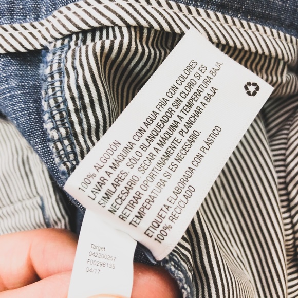 Geneva Blue Chambray Linden Flat Front Chino Short - Picture 8 of 8